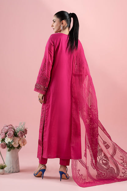 Maria B | Luxury Pret 25 | DW-EA25-74 S Candy Pink Lawn