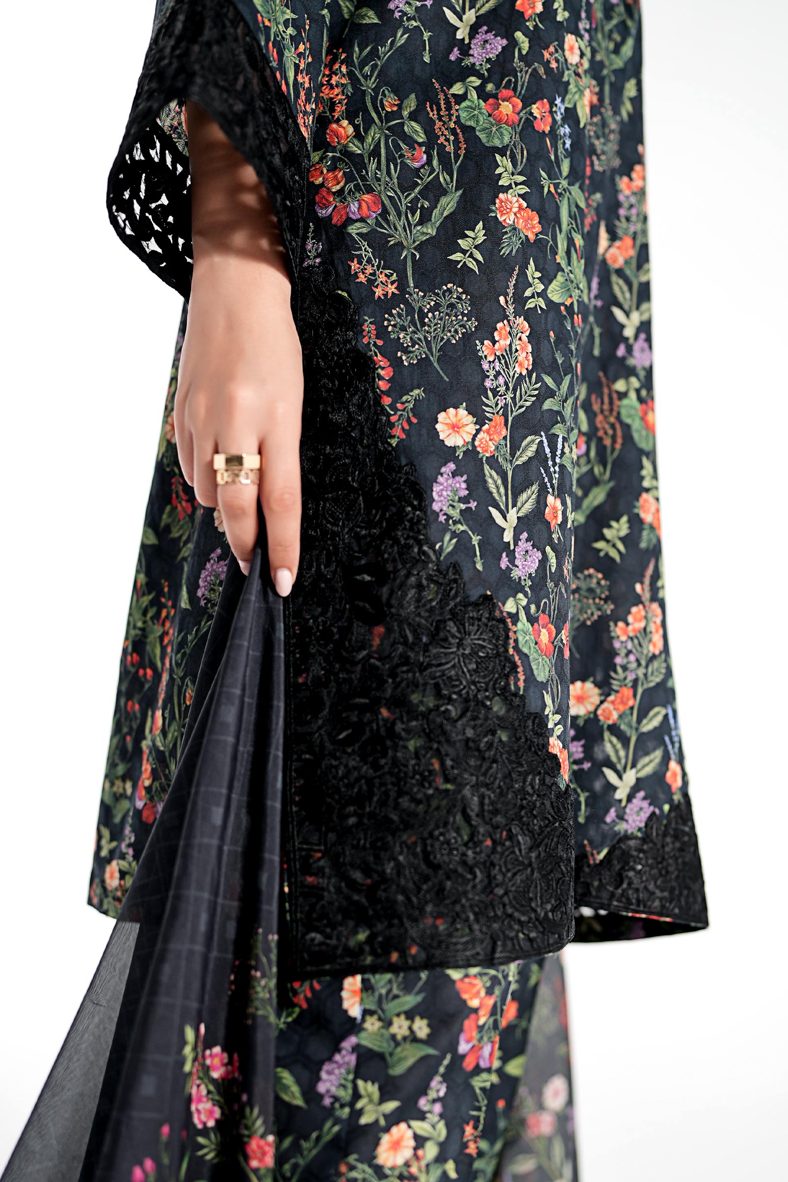 Maria B | Pre Fall Dresses | 3 Piece Embroidered Suit NN - Pakistani Designer Dress - by Maria B - Type : Ladies Clothes - 100% Original at Saira Sultan
