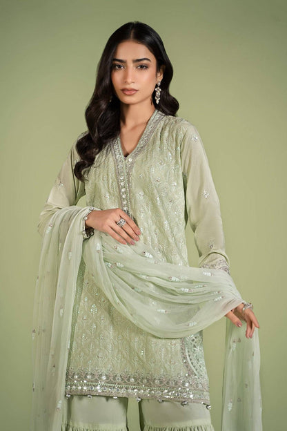 Maria B | Casual Pret 2024 | DW-EF24-11 - Pakistani Designer Dress - by Maria B | Type: Casuals - 100% Original at Saira Sultan