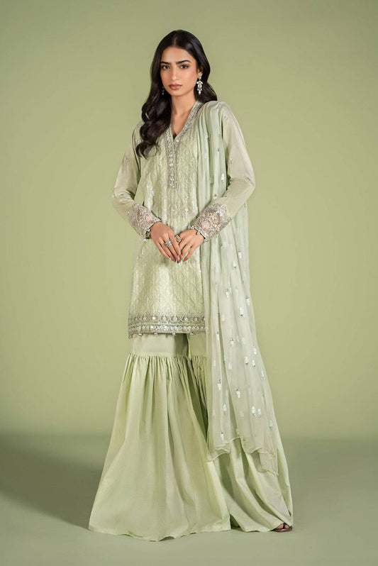 Maria B | Casual Pret 2024 | DW-EF24-11 - Pakistani Designer Dress - by Maria B | Type: Casuals - 100% Original at Saira Sultan