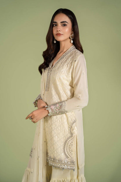 Maria B | Casual Pret 2024 | DW-EF24-11 - Pakistani Designer Dress - by Maria B | Type: Casuals - 100% Original at Saira Sultan