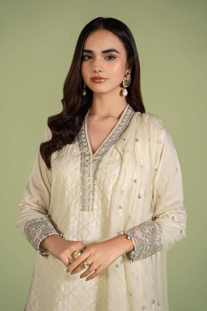 Maria B | Casual Pret 2024 | DW-EF24-11 - Pakistani Designer Dress - by Maria B | Type: Casuals - 100% Original at Saira Sultan