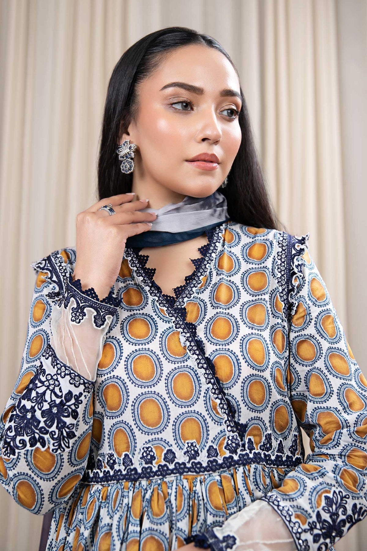 Maria B | Casual Pret 2024 | DW-EF24-51 - Pakistani Designer Dress - by Maria B | Type: Casuals - 100% Original at Saira Sultan