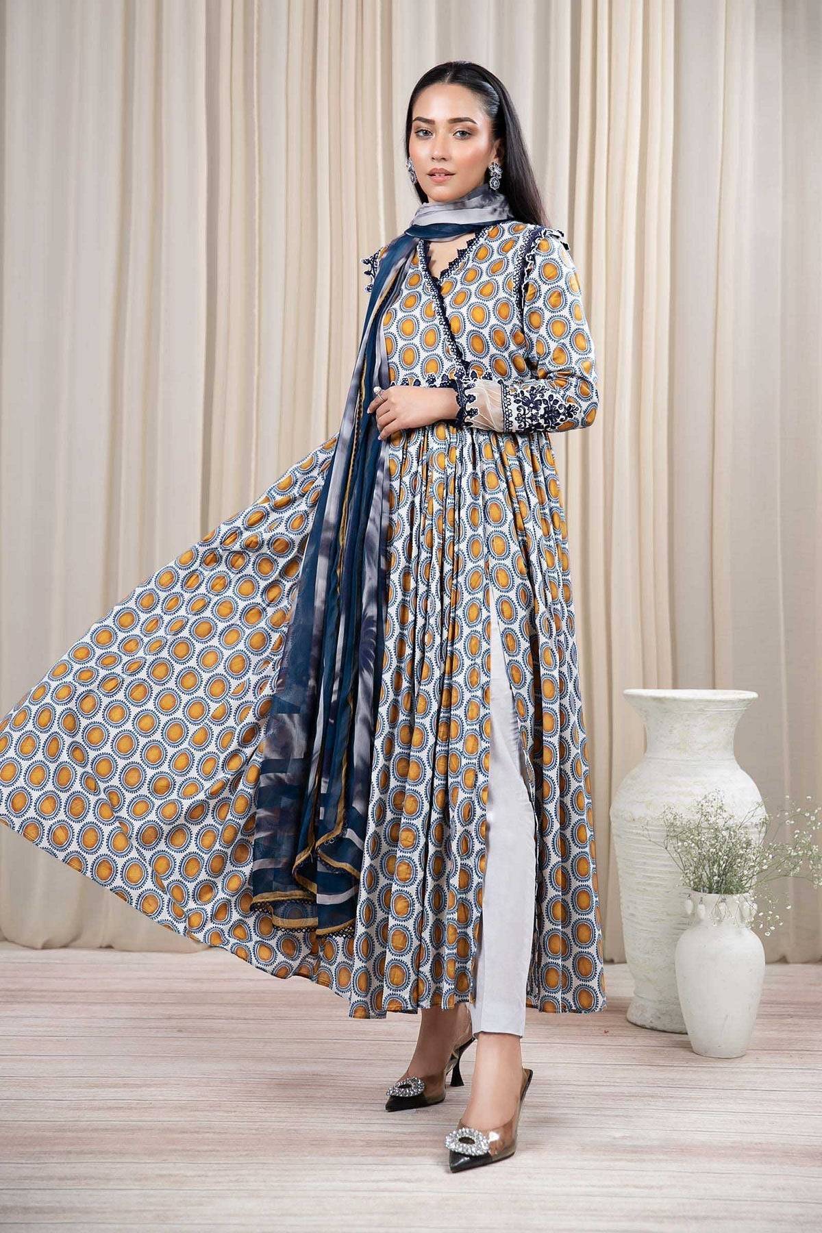 Maria B | Casual Pret 2024 | DW-EF24-51 - Pakistani Designer Dress - by Maria B | Type: Casuals - 100% Original at Saira Sultan