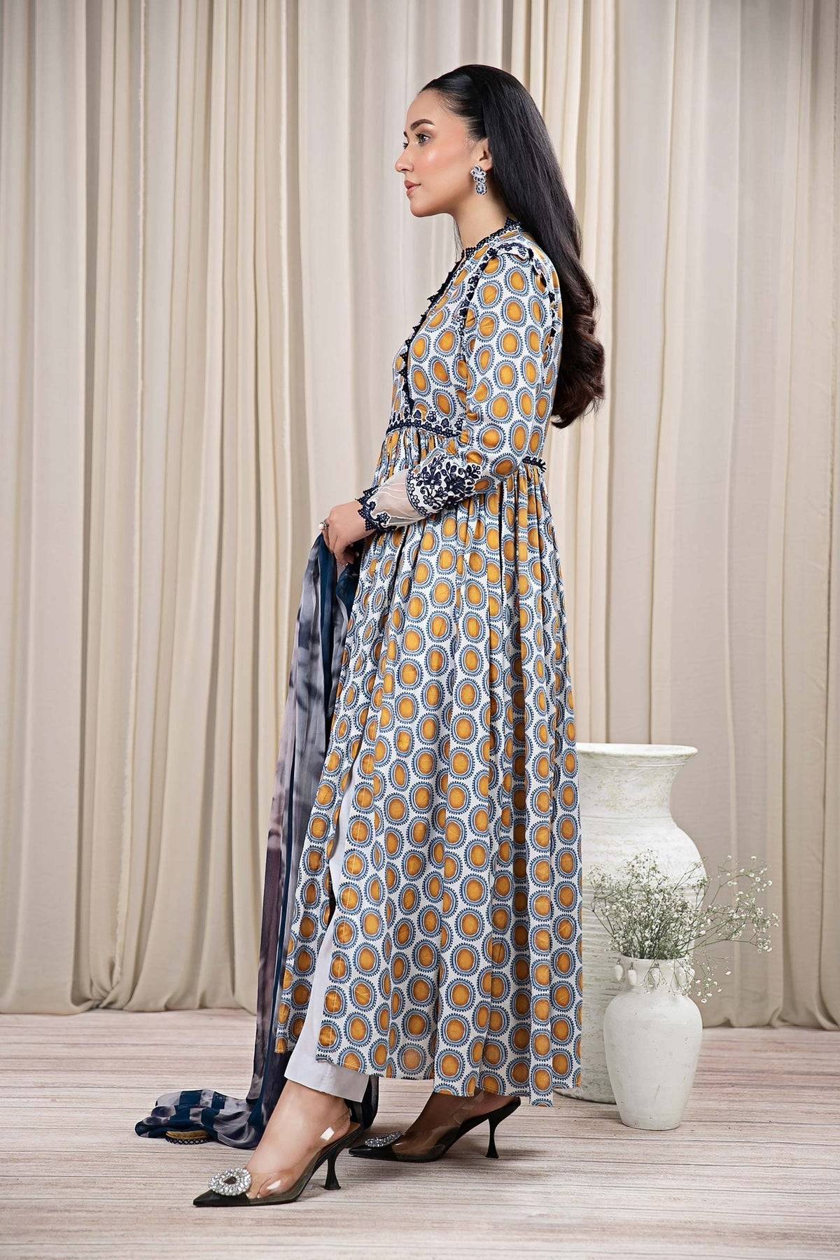 Maria B | Casual Pret 2024 | DW-EF24-51 - Pakistani Designer Dress - by Maria B | Type: Casuals - 100% Original at Saira Sultan