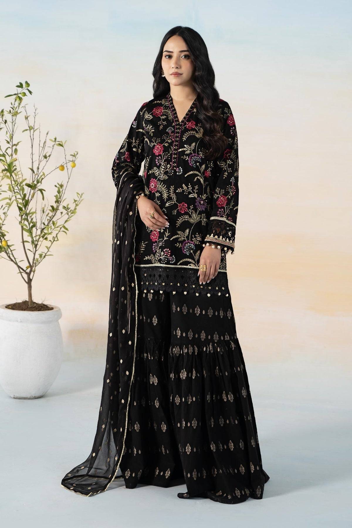 Maria B | Casual Pret 2024 | DW-EF24-03 - Pakistani Designer Dress - by Maria B | Type: Casuals - 100% Original at Saira Sultan