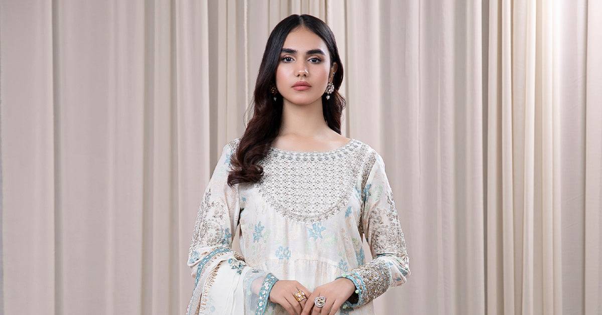 Maria B | Casual Pret 2024 | DW-EF24-56 - Pakistani Designer Dress - by Maria B | Type: Casuals - 100% Original at Saira Sultan
