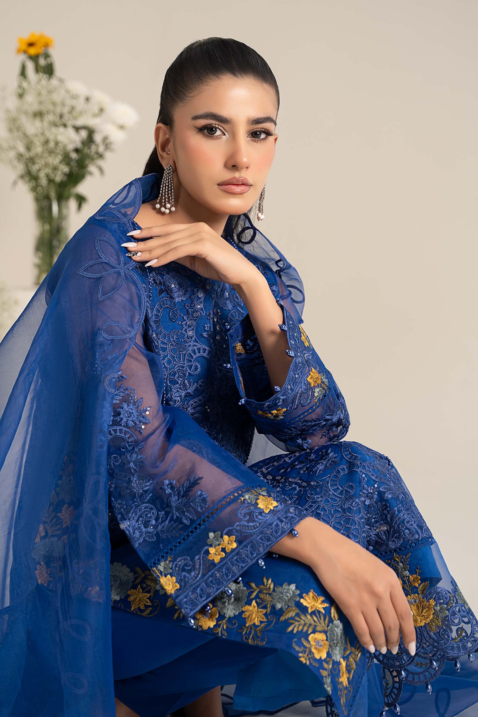 Maira B | Ready to Wear | DW-EF25-02 S Blue