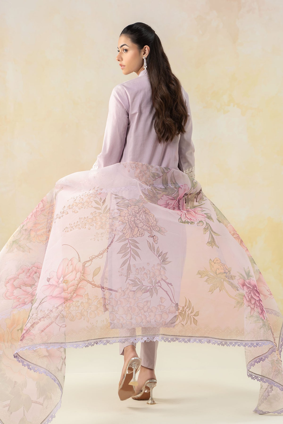 Maria B | Formal Wears | DW-EF25-151 S Lilac Lawn
