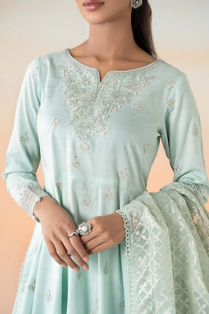 Maria B | Casual Pret 25 | DW-EF25-30 M Sky Blue Lawn