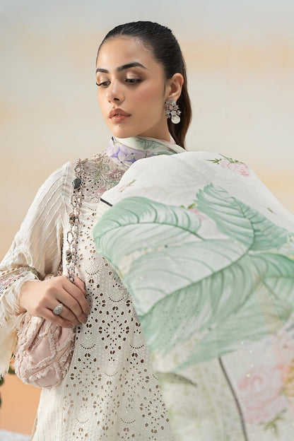 Maria B | Formal Wears | DW-EF25-66 L Off White Lawn