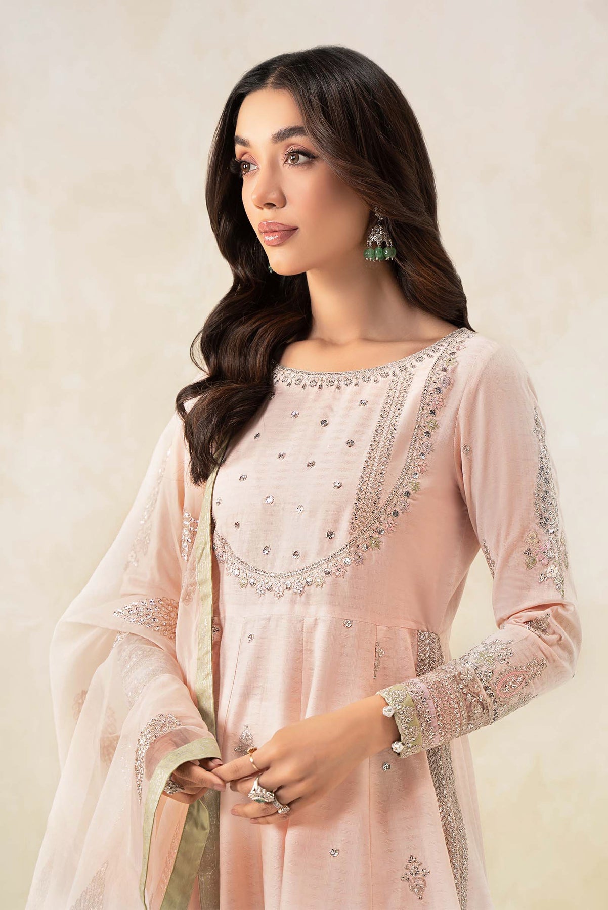Maria B | Formal Wears | DW-EF25-68 L Pink Lawn