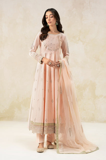 Maria B | Formal Wears | DW-EF25-68 XS Pink Lawn