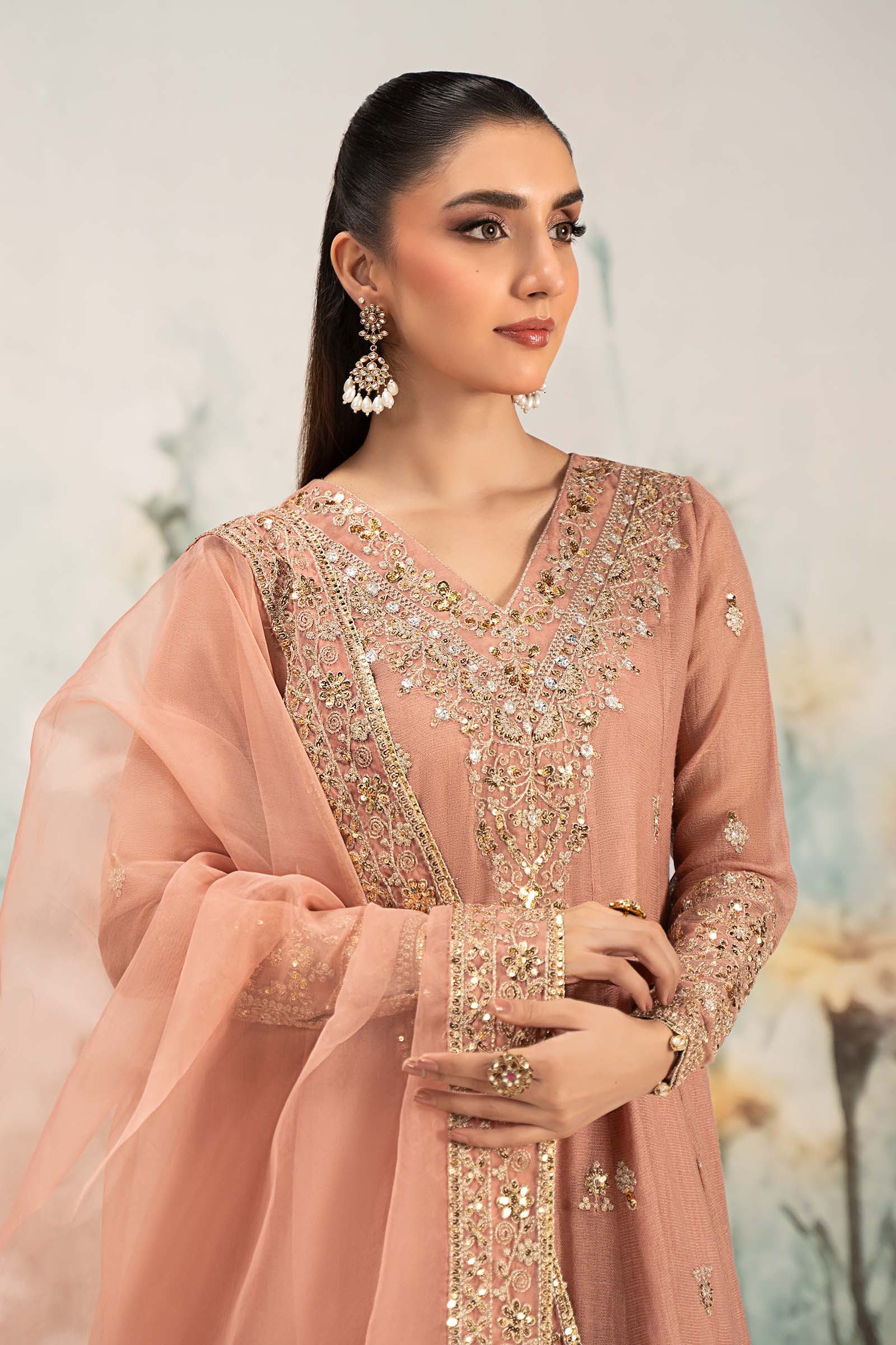 Maira B | Ready to Wear | DW-EF25-88 XL Pink