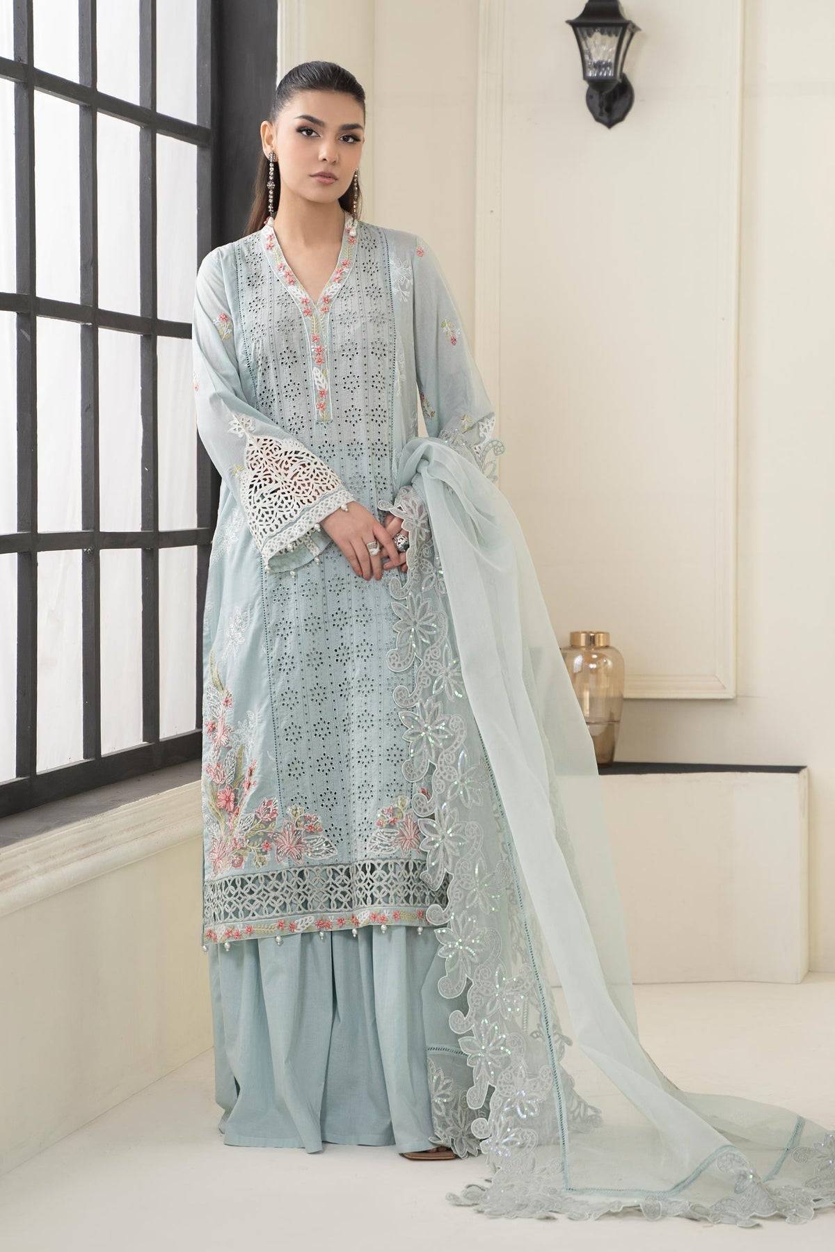Maria B | Casual Pret 2024 | DW-EF24-05 - Pakistani Designer Dress - by Maria B | Type: Casuals - 100% Original at Saira Sultan