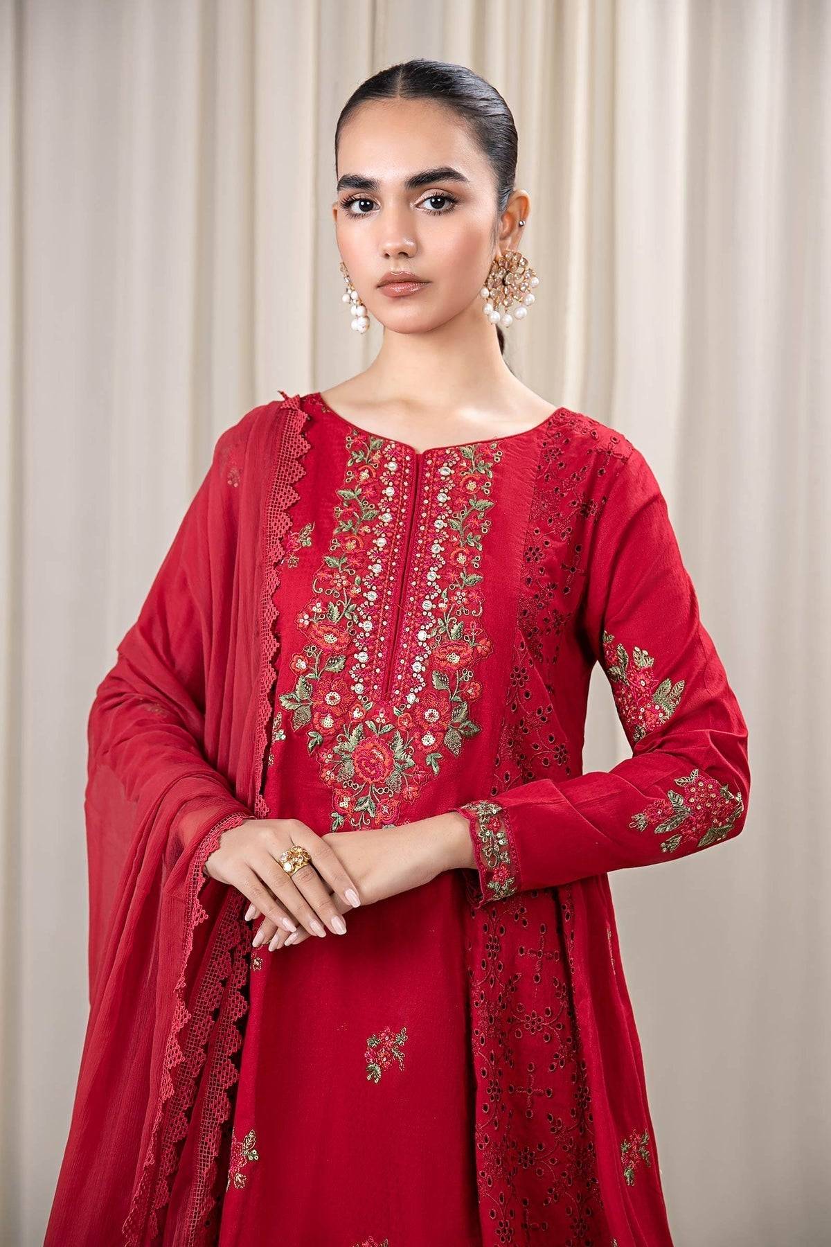 Maria B | Casual Pret 2024 | DW-EF24-08 - Pakistani Designer Dress - by Maria B | Type: Casuals - 100% Original at Saira Sultan
