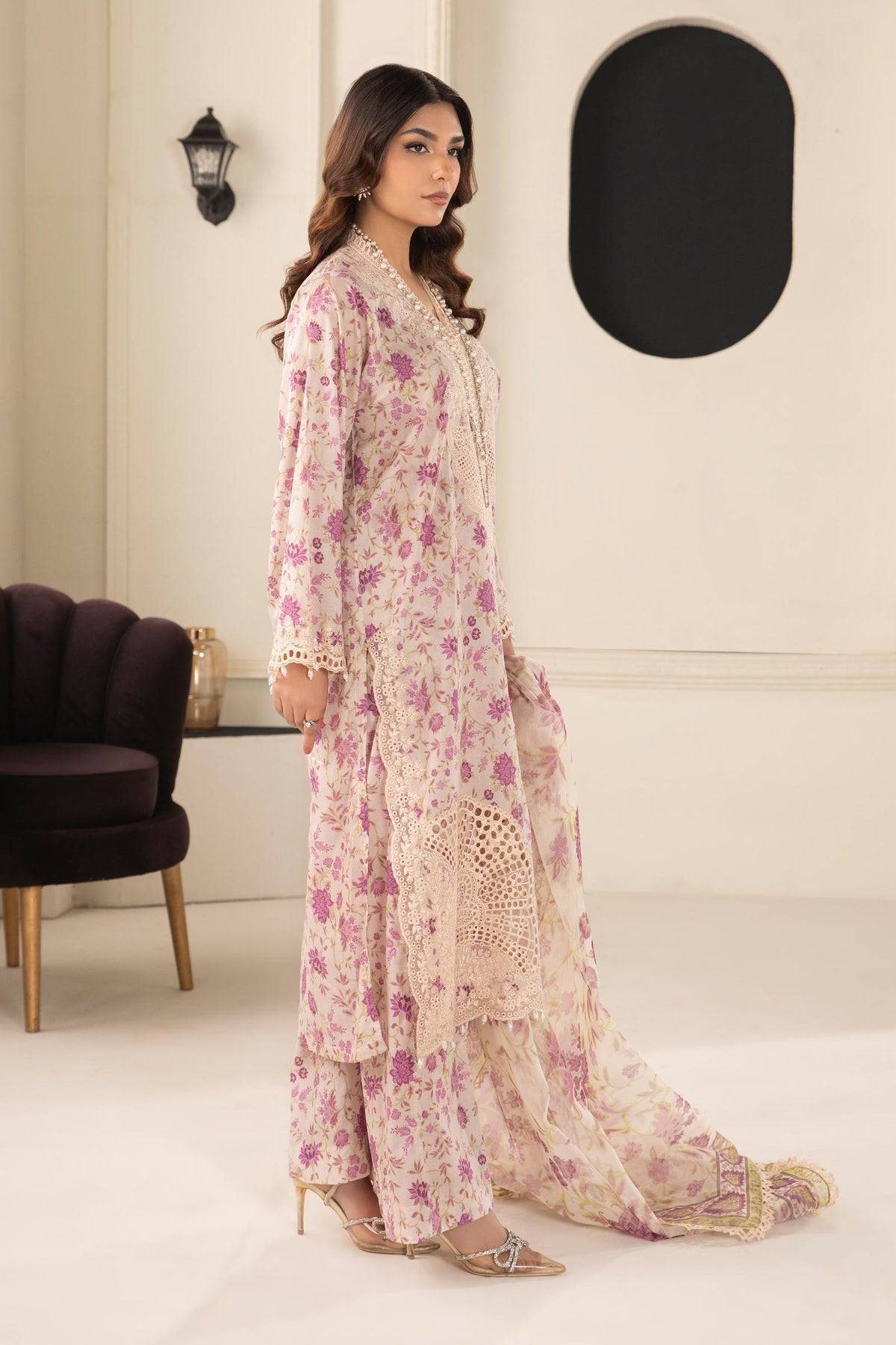 Maria B | Casual Pret 2024 | DW-EF24-108 - Pakistani Designer Dress - by Maria B | Type: Casuals - 100% Original at Saira Sultan
