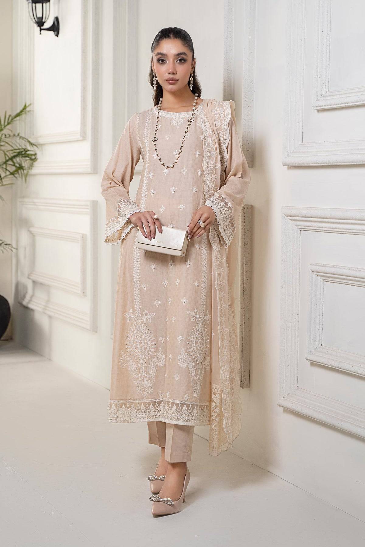 Maria B | Casual Pret 2024 | DW-EF24-117 - Pakistani Designer Dress - by Maria B | Type: Casuals - 100% Original at Saira Sultan