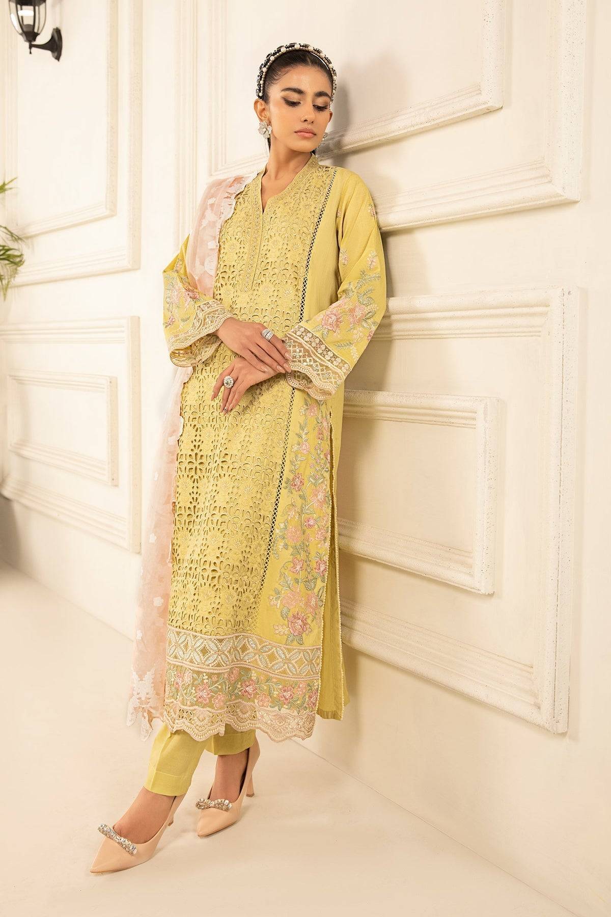 Maria B | Casual Pret 2024 | DW-EF24-33A - Pakistani Designer Dress - by Maria B | Type: Casuals - 100% Original at Saira Sultan