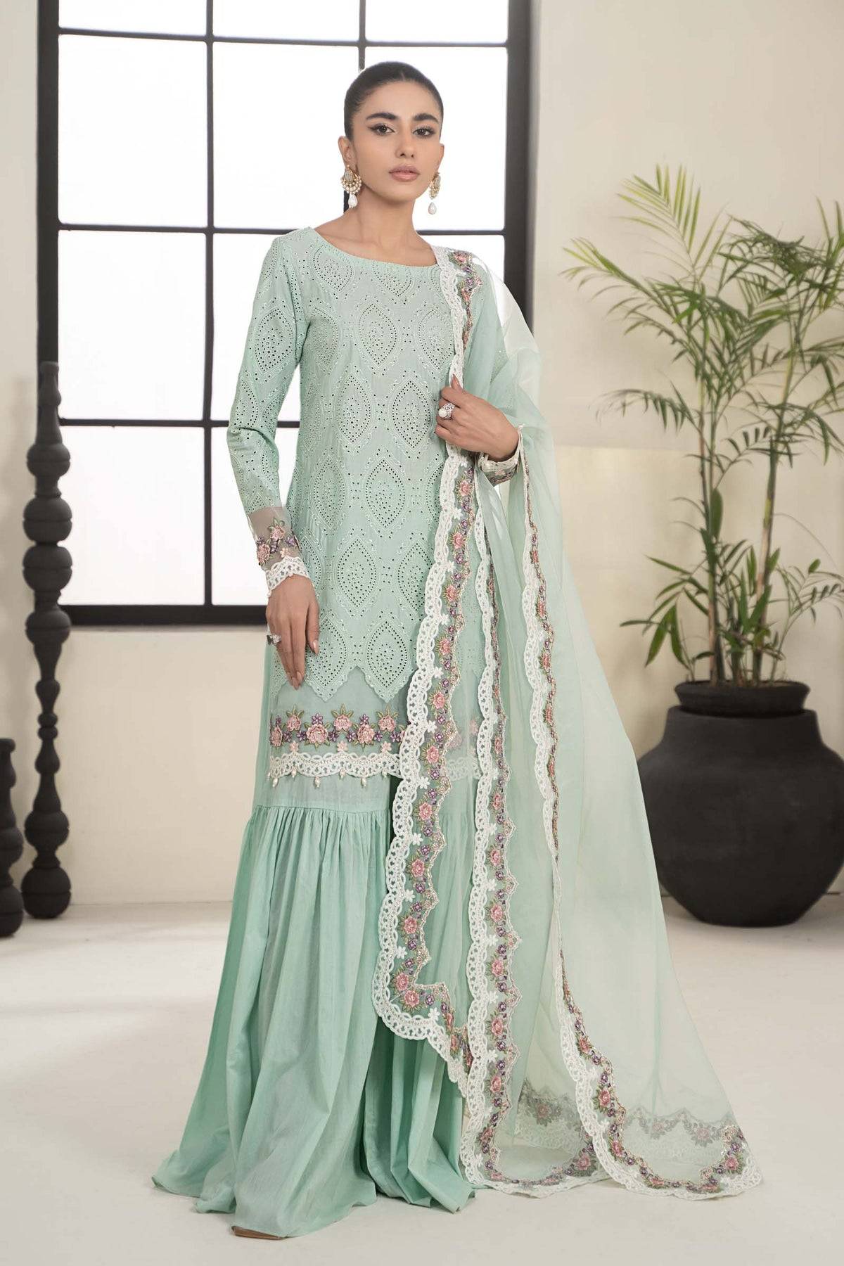 Maria B | Casual Pret 2024 | DW-EF24-48 - Pakistani Designer Dress - by Maria B | Type: Casuals - 100% Original at Saira Sultan