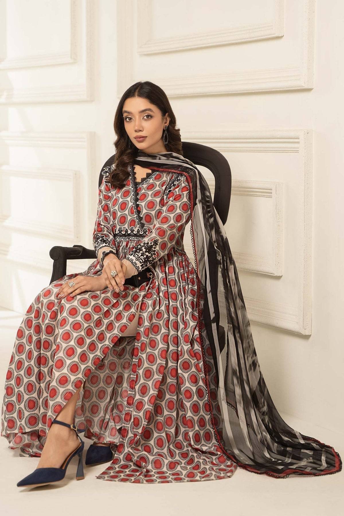 Maria B | Casual Pret 2024 | W-EF24-51 - Pakistani Designer Dress - by Maria B | Type: Casuals - 100% Original at Saira Sultan