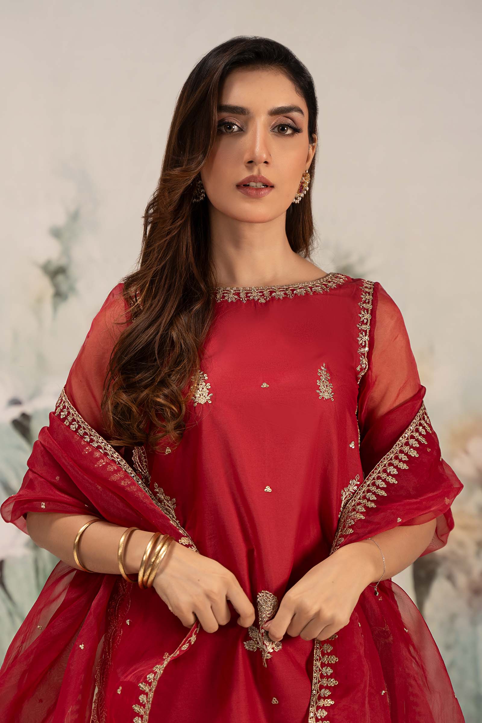 Maira B | Ready to Wear | DW-EF25-102 S Red