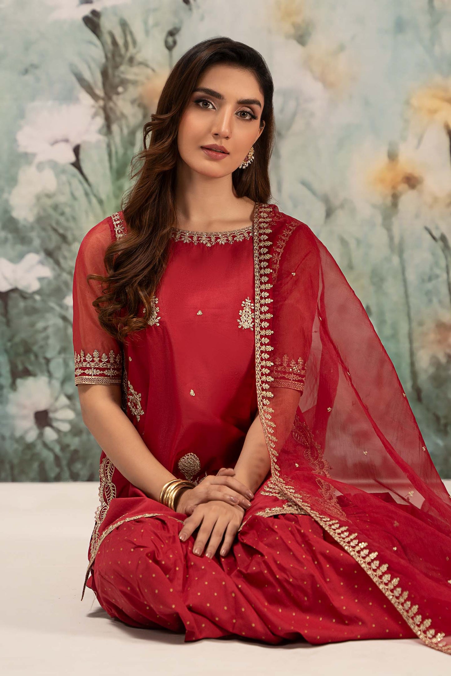 Maira B | Ready to Wear | DW-EF25-102 M Red