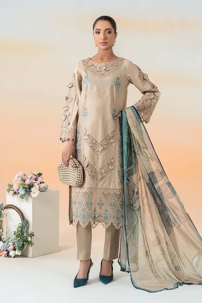 Maria B | Formal Wears | DW-EF25-53 S Coffee Lawn