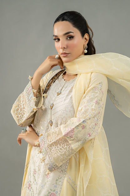 Maria B | Formal Wears | DW-EF25-69 L Yellow Lawn