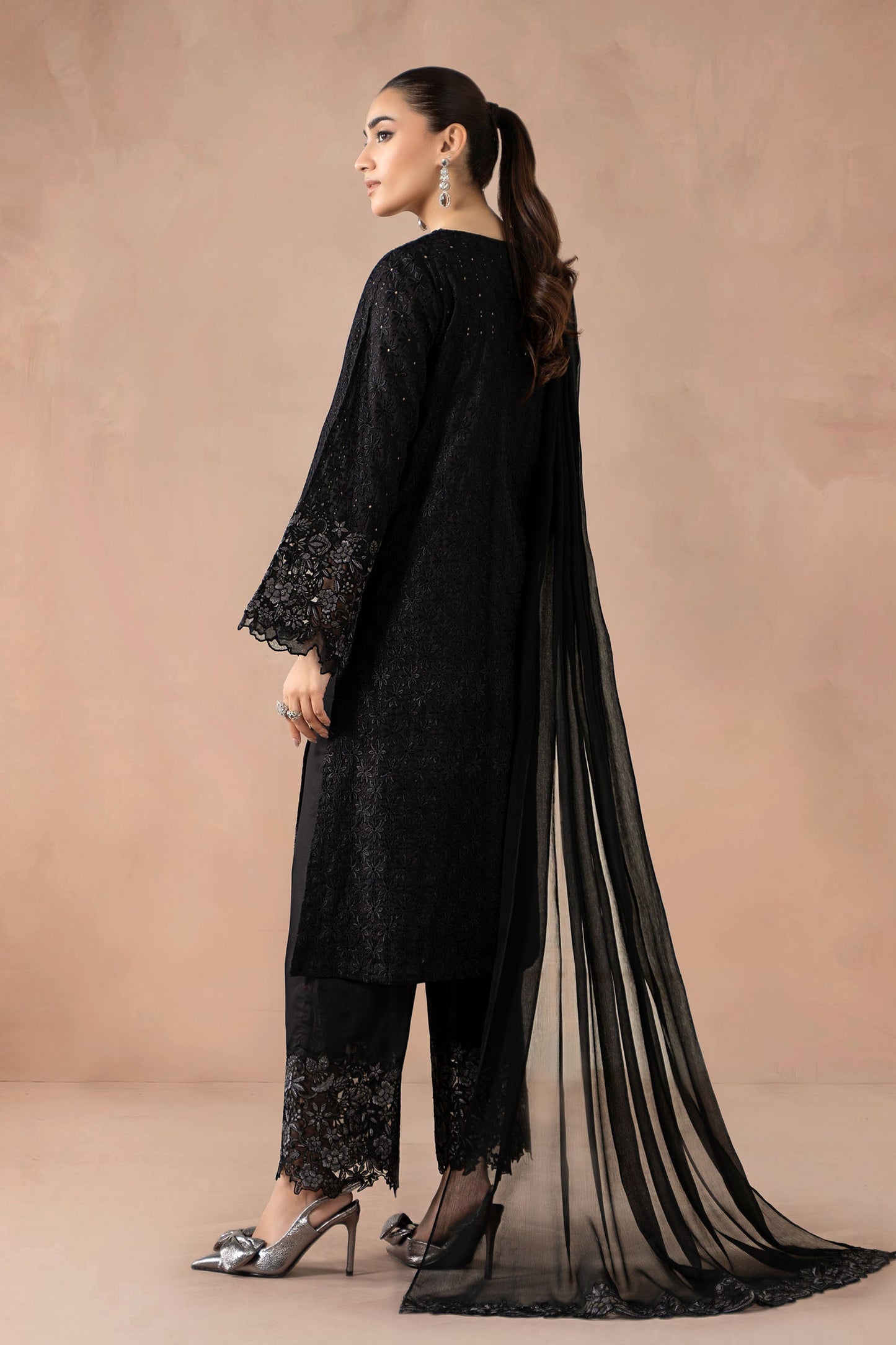 Maria B | Pre Fall Dresses | 3 Piece Embroidered Lawn Suit SS - Pakistani Designer Dress - by Maria B - Type : Ladies Clothes - 100% Original at Saira Sultan