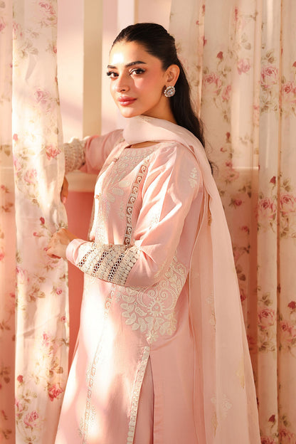 Maria B | Pre Fall Dresses | 3 Piece Embroidered Dobby Suit DD - Pakistani Designer Dress - by Maria B - Type : Ladies Clothes - 100% Original at Saira Sultan