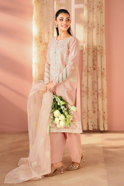 Maria B | Pre Fall Dresses | 3 Piece Embroidered Dobby Suit DD - Pakistani Designer Dress - by Maria B - Type : Ladies Clothes - 100% Original at Saira Sultan