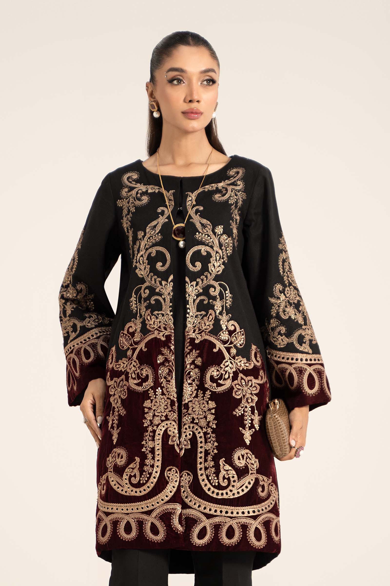 Maira B | Ready to Wear | DW-W24-113 S Maroon
