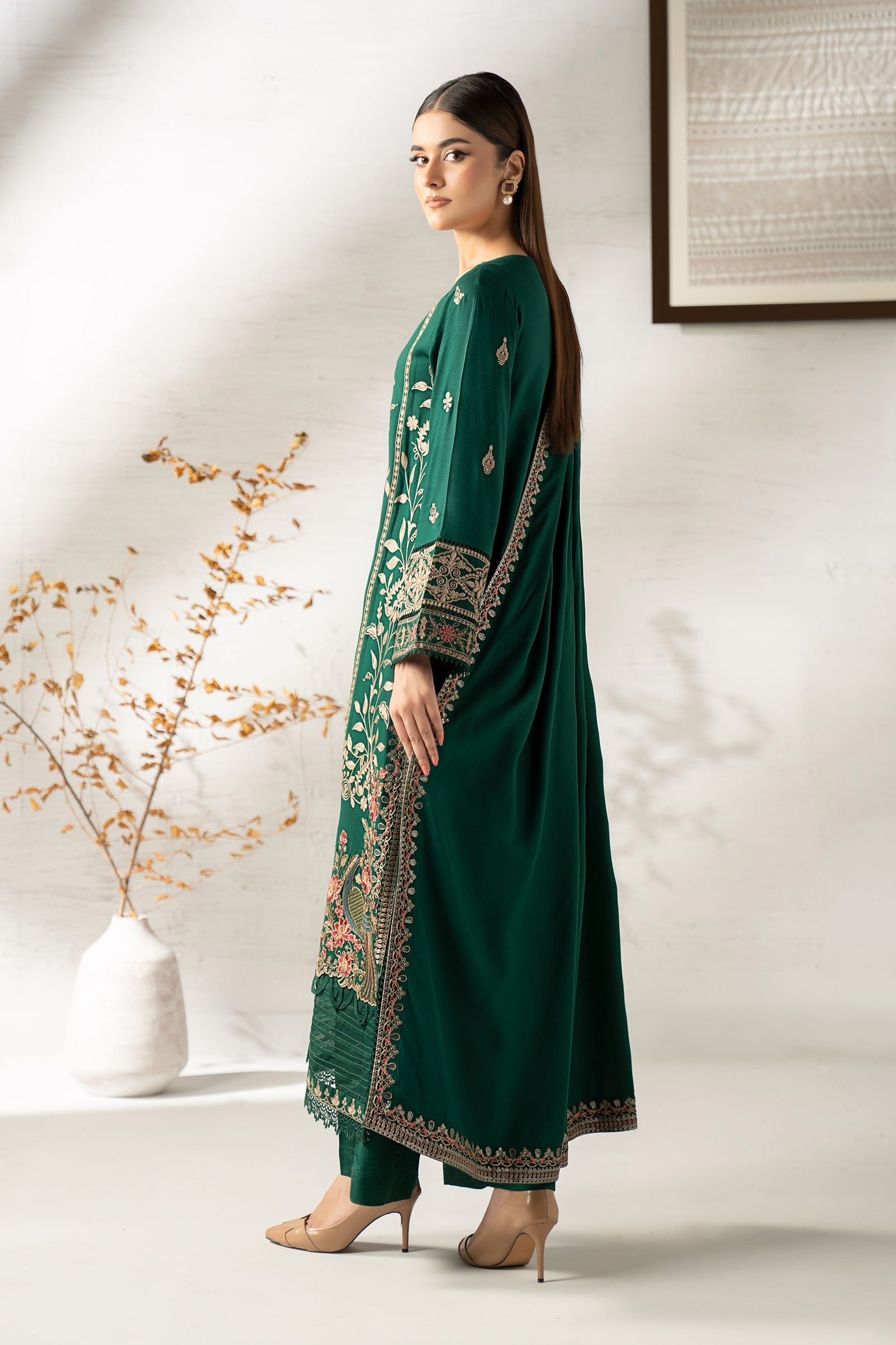 Maria B | Pre fall Dresses | DW-W25-32 G - Pakistani Designer Dress - by Maria B - Type : Ladies Clothes - 100% Original at Saira Sultan