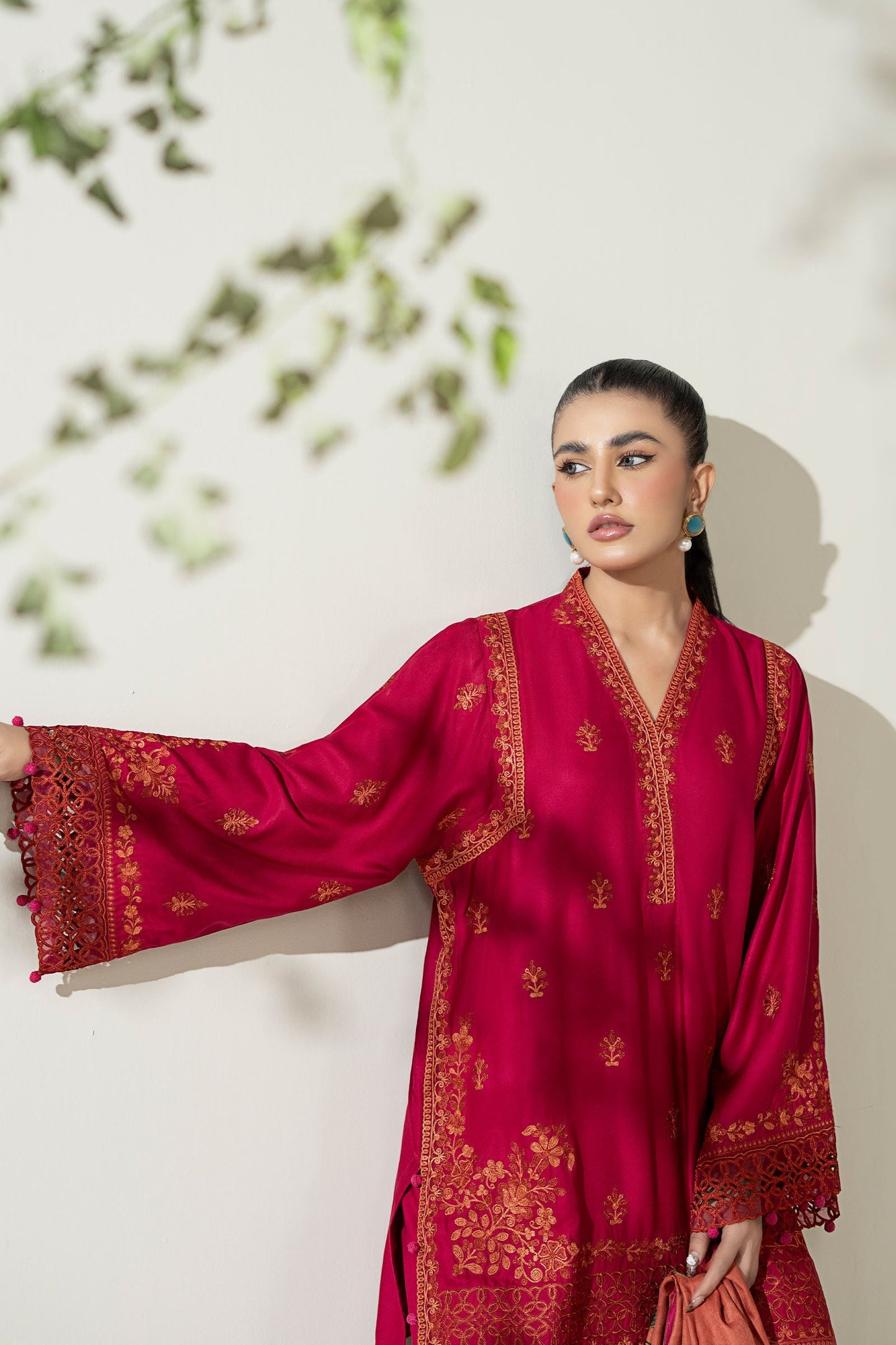 Maria B | Pre Fall Dresses | 3 Piece Embroidered Marina Suit XX - Pakistani Designer Dress - by Maria B - Type : Ladies Clothes - 100% Original at Saira Sultan