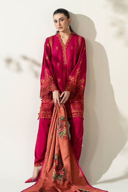 Maria B | Pre Fall Dresses | 3 Piece Embroidered Marina Suit XX - Pakistani Designer Dress - by Maria B - Type : Ladies Clothes - 100% Original at Saira Sultan