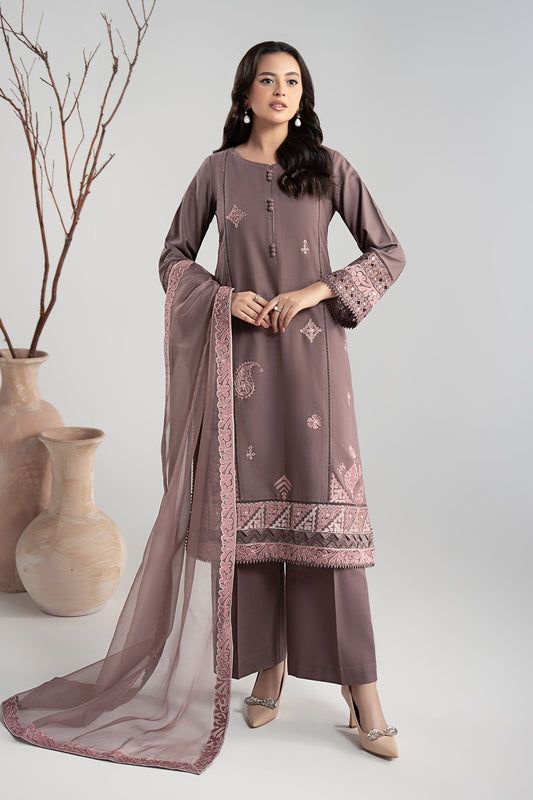 Maria B | Pre fall Dresses |  DW-W25-54 P - Pakistani Designer Dress - by Maria B - Type : Ladies Clothes - 100% Original at Saira Sultan