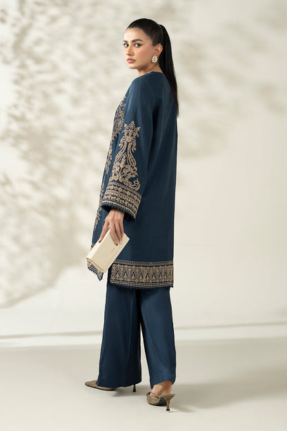 Maria B | Pre Fall Dresses | 3 Piece Embroidered Khaddar Suit ZA - Pakistani Designer Dress - by Maria B - Type : Ladies Clothes - 100% Original at Saira Sultan