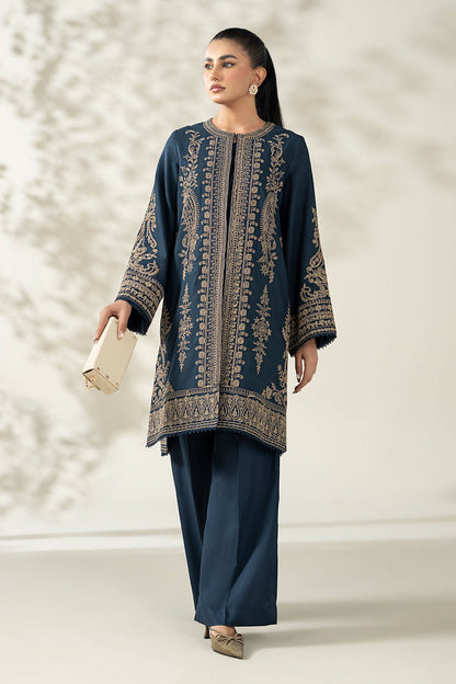 Maria B | Pre Fall Dresses | 3 Piece Embroidered Khaddar Suit ZA - Pakistani Designer Dress - by Maria B - Type : Ladies Clothes - 100% Original at Saira Sultan