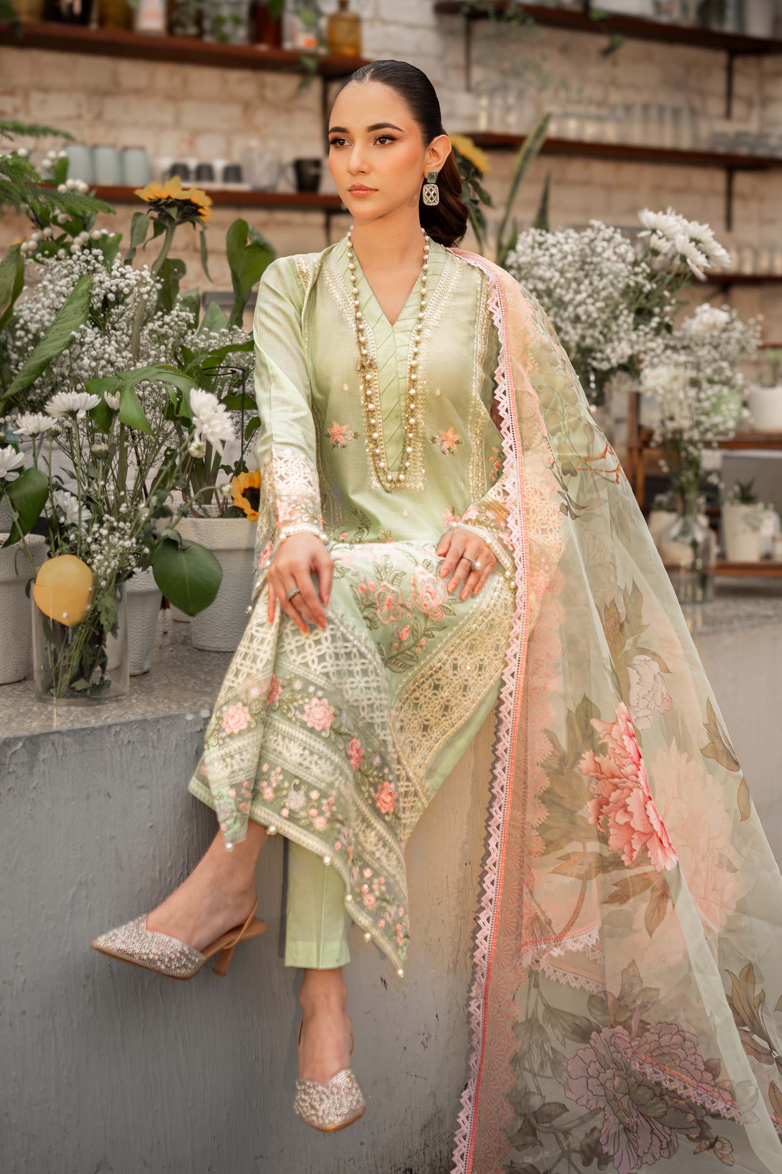 Maira B | Ready to Wear | DW-EF25-151 M Ferozi