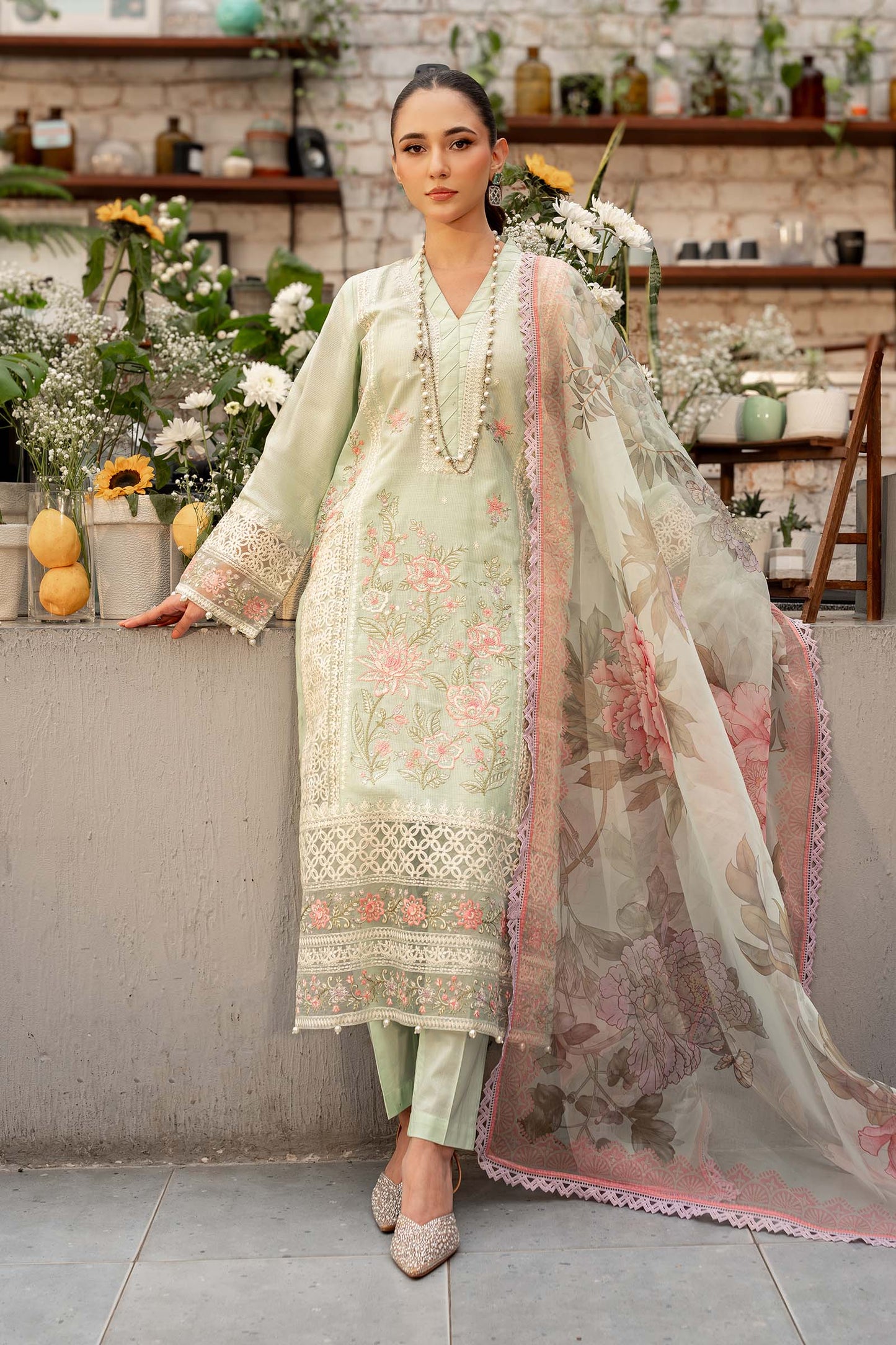 Maira B | Ready to Wear | DW-EF25-151 XS Ferozi