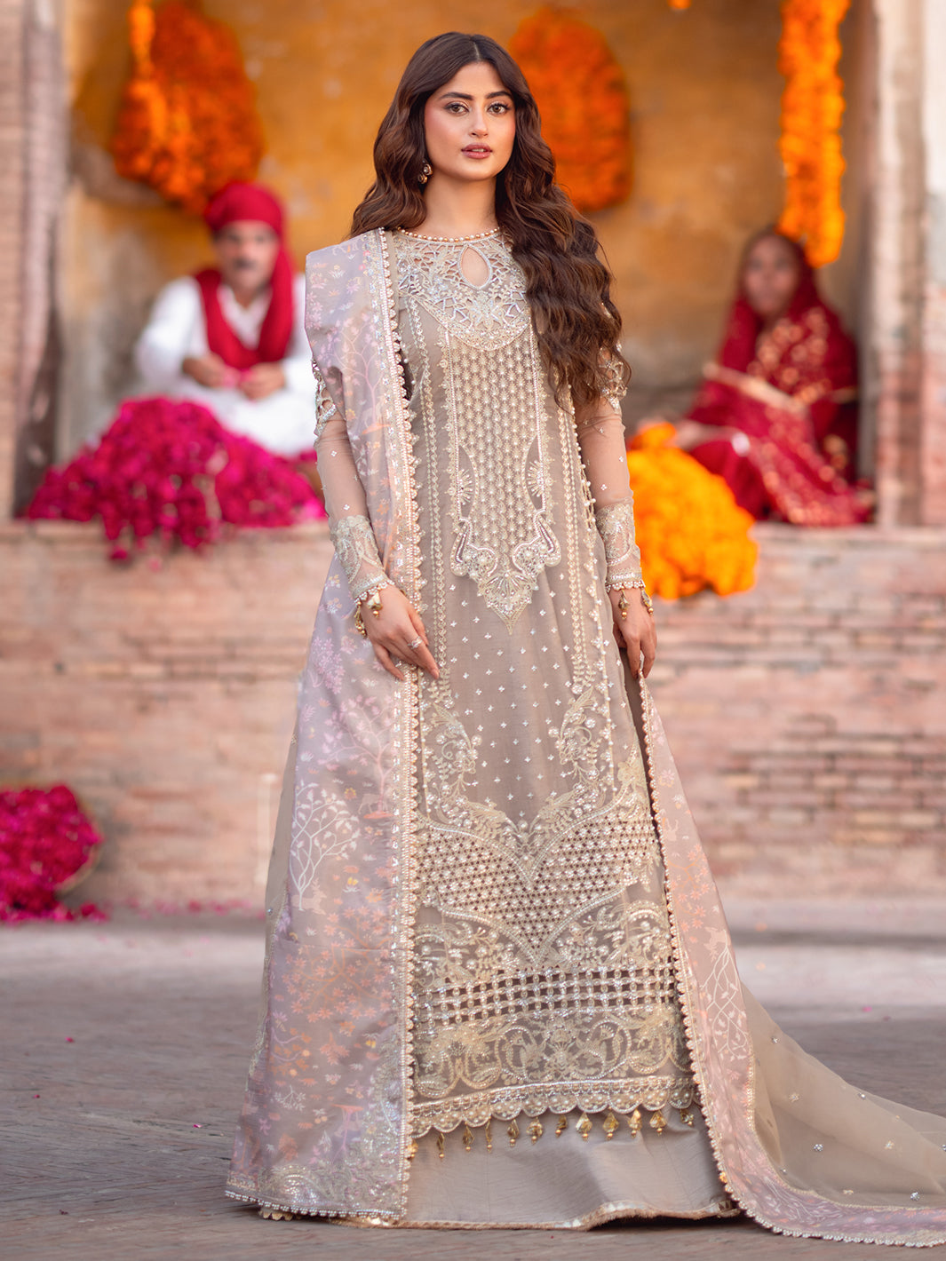 Bin Ilyas | Sona Gachi Luxury Formals | D-601 - Pakistani Designer Dress - by Bin Ilyas - Type : Ladies Clothes - 100% Original at Saira Sultan