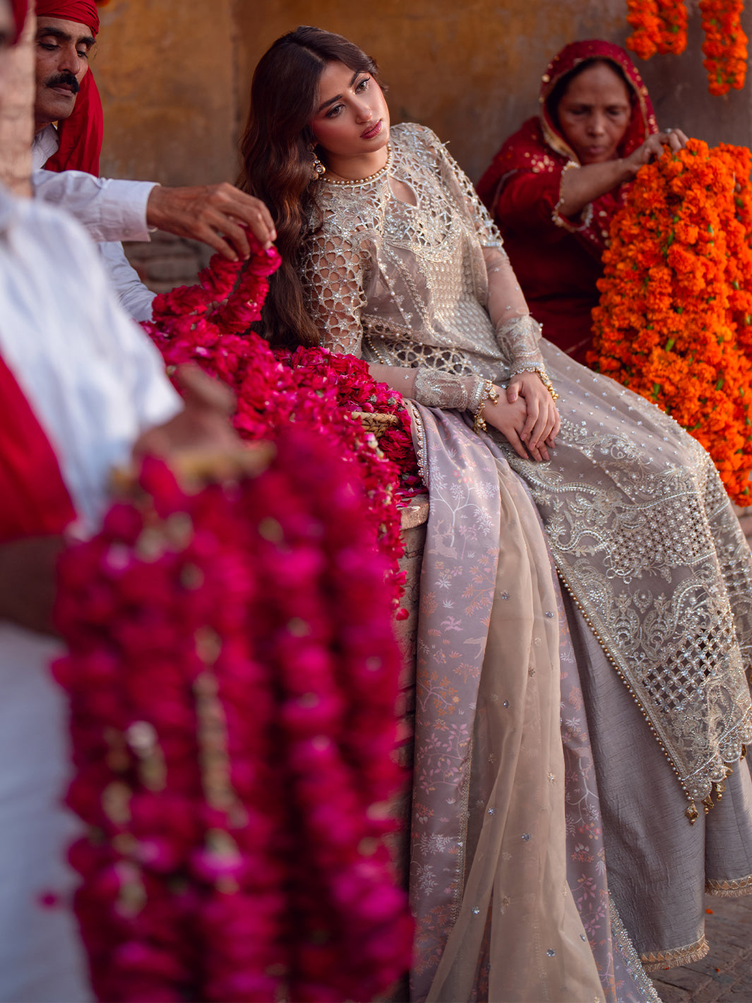Bin Ilyas | Sona Gachi Luxury Formals | D-601 - Pakistani Designer Dress - by Bin Ilyas - Type : Ladies Clothes - 100% Original at Saira Sultan
