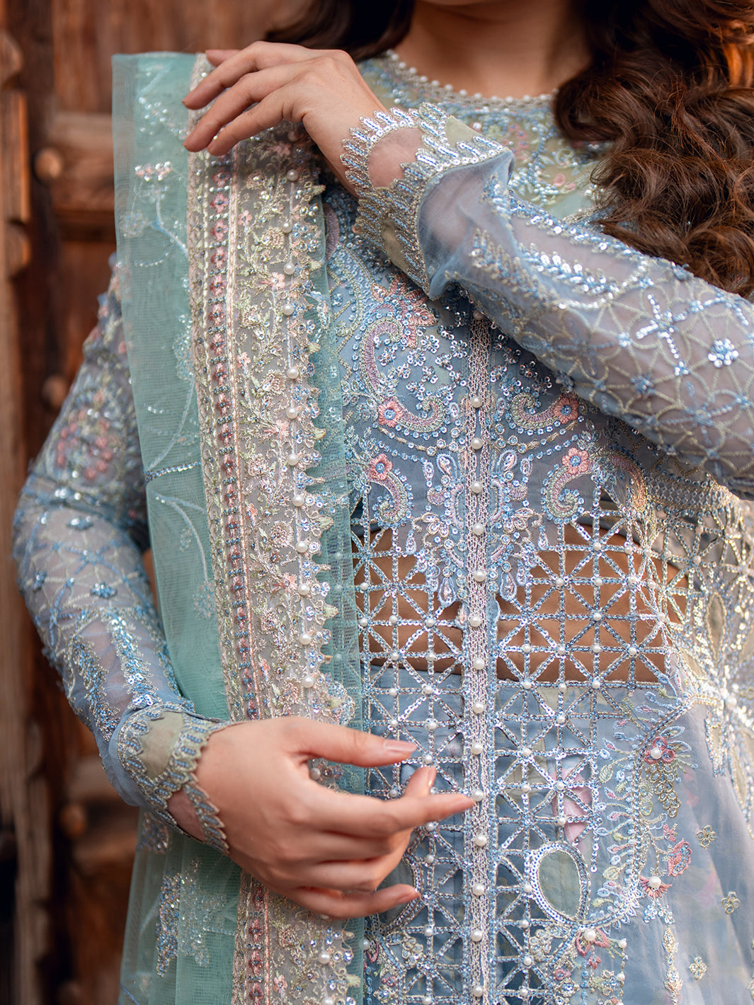 Bin Ilyas | Sona Gachi Luxury Formals | D-602 - Pakistani Designer Dress - by Bin Ilyas - Type : Ladies Clothes - 100% Original at Saira Sultan