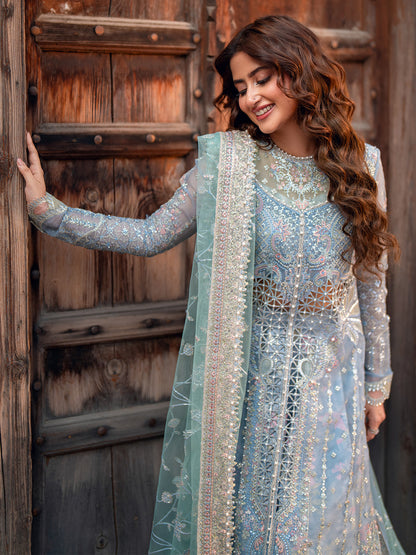 Bin Ilyas | Sona Gachi Luxury Formals | D-602 - Pakistani Designer Dress - by Bin Ilyas - Type : Ladies Clothes - 100% Original at Saira Sultan