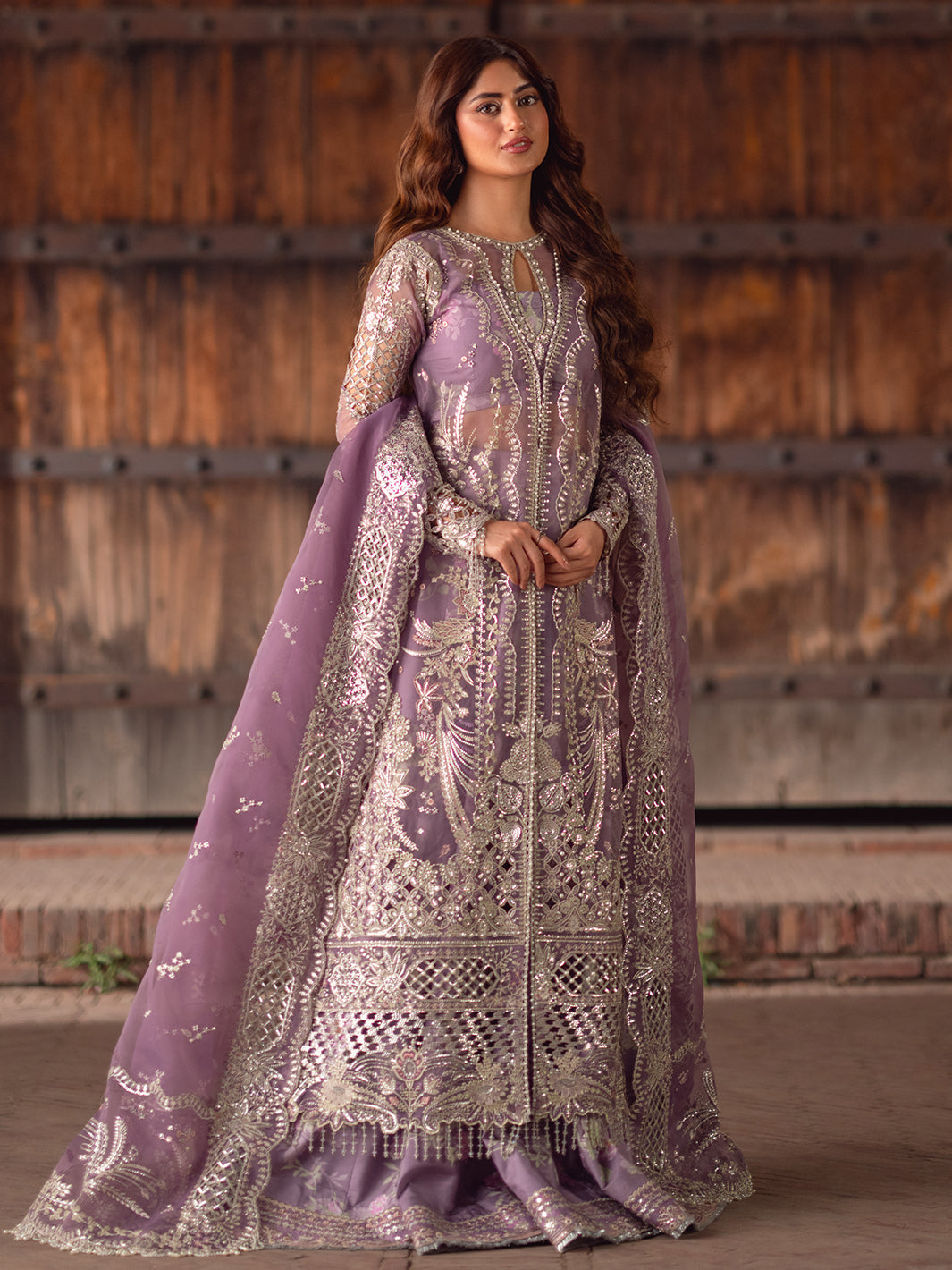 Bin Ilyas | Sona Gachi Luxury Formals | D-603 - Pakistani Designer Dress - by Bin Ilyas - Type : Ladies Clothes - 100% Original at Saira Sultan