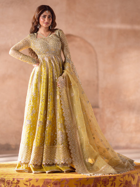 Bin Ilyas | Sona Gachi Luxury Formals | D-606 - Pakistani Designer Dress - by Bin Ilyas - Type : Ladies Clothes - 100% Original at Saira Sultan