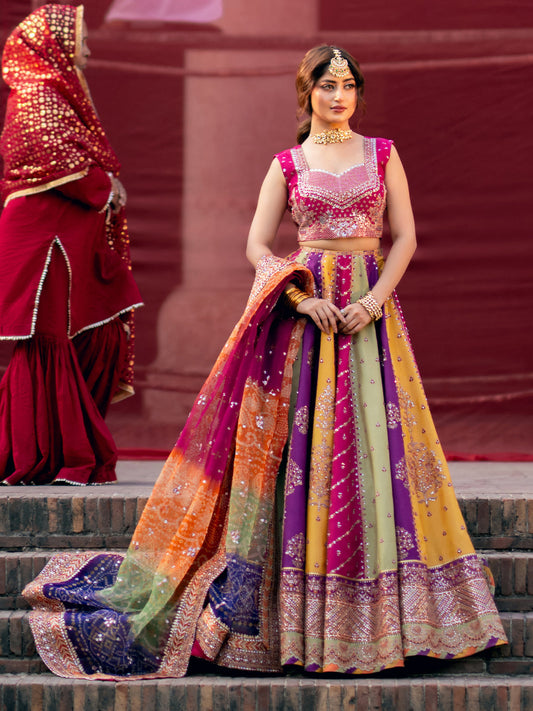 Bin Ilyas | Sona Gachi Luxury Formals | D-607 - Pakistani Designer Dress - by Bin Ilyas - Type : Ladies Clothes - 100% Original at Saira Sultan