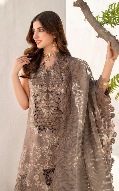 Asifa and Nabeel | Azalia Summer 25 | Dahlia (AZL25-04) XL Mouse Gray Lawn