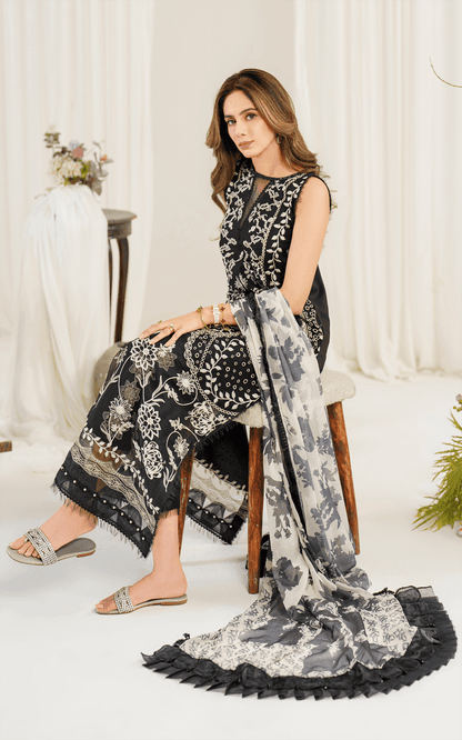 Asifa and Nabeel | Pretty in Pink Limited Edition | Dandelion (PP-1) - Pakistani Designer Dress - by Asifa and Nabeel | Type: Luxury - 100% Original at Saira Sultan